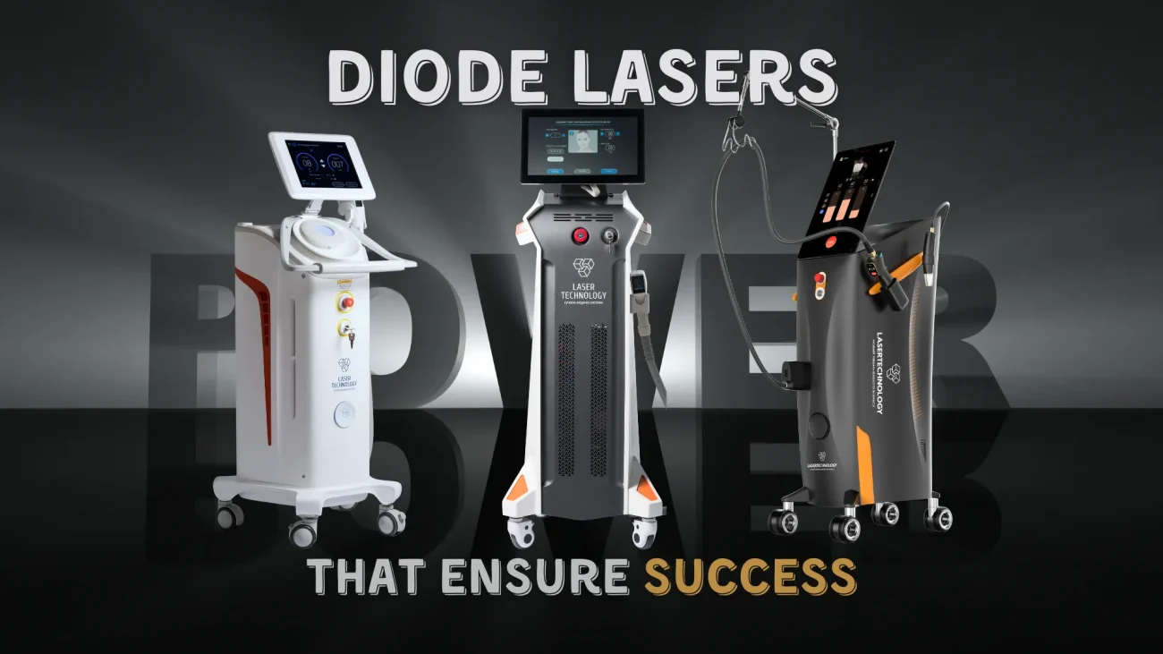 Professional diode lasers for hair removal